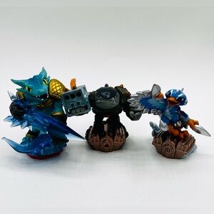 Lot Of 3 Activision Skylanders Action Figures Kids Toy 3"-5"T